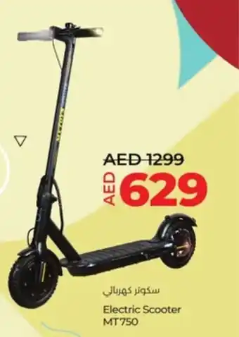 Lulu Hypermarket Electric Scooter MT750 offer