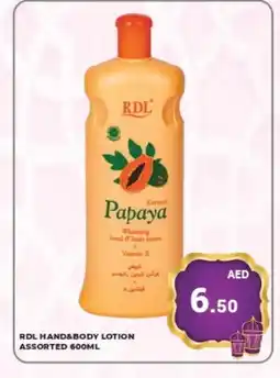 Kerala Hypermarket RDL Body Lotion & Cream offer