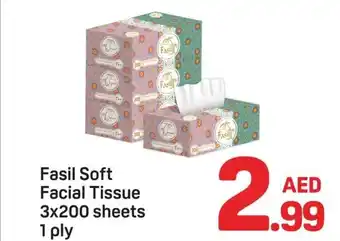 Day To Day Fasil soft facial tissue offer