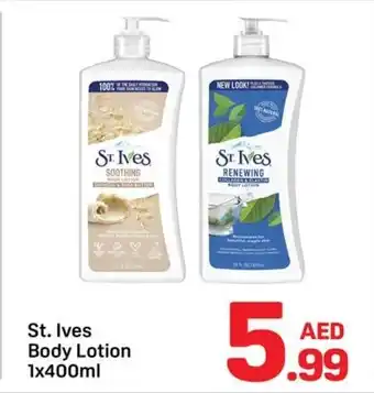 Day To Day St. ives body lotion offer