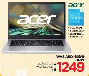 Nesto Acer Laptop i3 offer