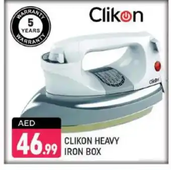 Shaklan CLIKON Ironbox offer