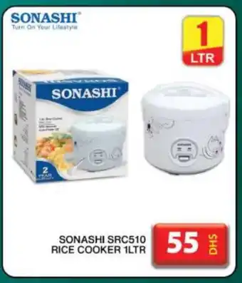 Grand Hyper Market SONASHI Rice Cooker offer