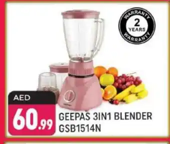 Shaklan GEEPAS Mixer / Grinder offer