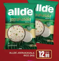 Al Madina ALLDE Jeerakasala Rice offer