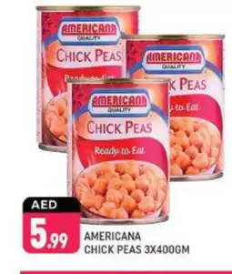 Shaklan AMERICANA Chick Peas offer