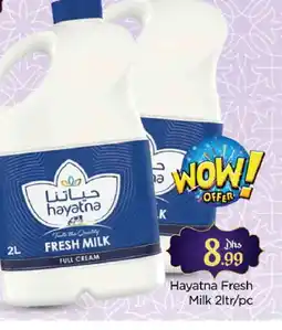 Al Madina HAYATNA Full Cream Milk offer