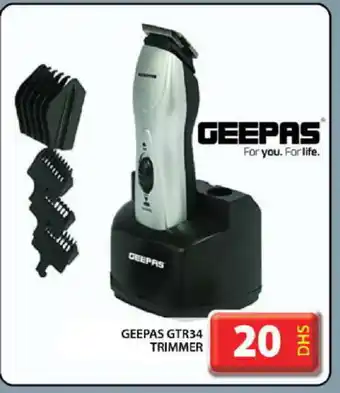 Grand Hyper Market GEEPAS Remover / Trimmer / Shaver offer