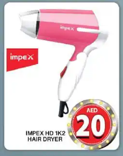 Grand Hyper Market IMPEX Hair Appliances offer