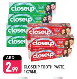 Shaklan CLOSE UP Toothpaste offer