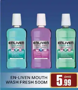 Al Madina ENLIVEN Mouthwash offer