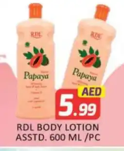 Mango Hypermarket LLC RDL Body Lotion & Cream offer