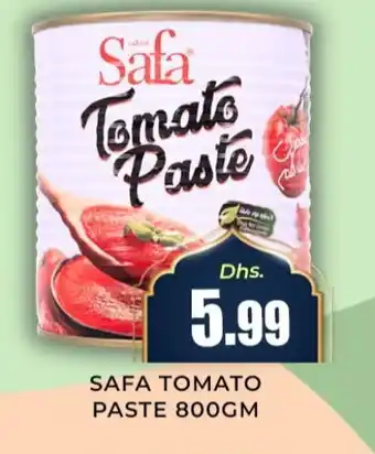 Meena Al Madina Hypermarket SAFA Tomato Paste offer