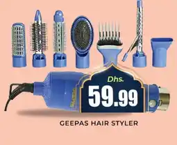 Meena Al Madina Hypermarket GEEPAS Hair Appliances offer