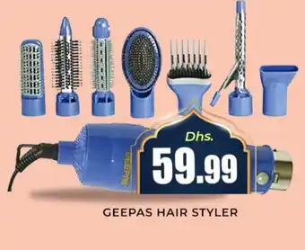 Meena Al Madina Hypermarket GEEPAS Hair Appliances offer