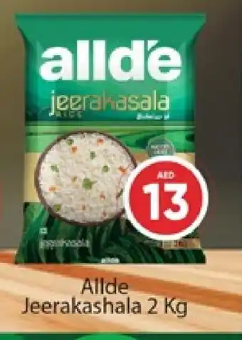 Al Madina ALLDE Jeerakasala Rice offer