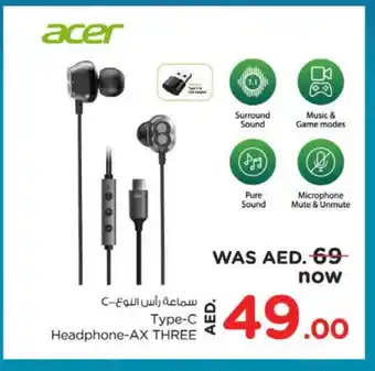 Nesto ACER Earphone offer