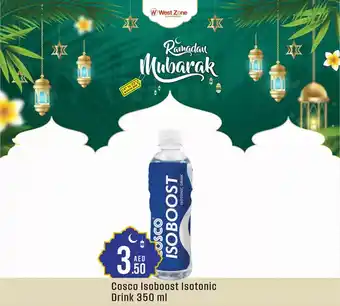 West Zone Supermarket Cosco isoboost isotonic drink offer