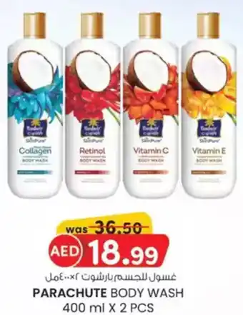 KM Trading Parachute body wash offer