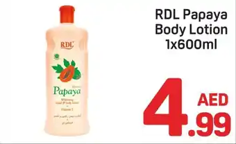 Day To Day RDL Papaya Body Lotion offer