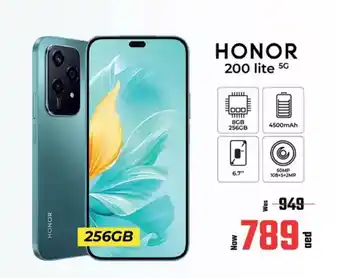 Kenz Hypermarket Honor 200 lite offer