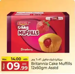 Kenz Hypermarket Britannia Cake Muffills offer