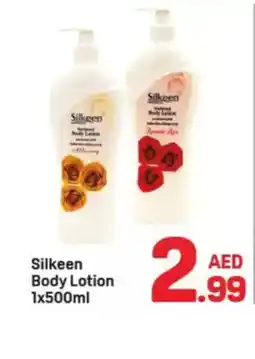 Day To Day Silkeen body lotion offer