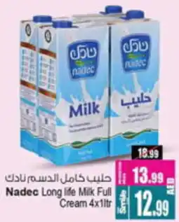 Ansar Mall Nadec Long life Milk Full Cream offer