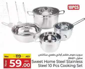 Kenz Hypermarket Sweet Home Steel Stainless Steel Cooking Set offer