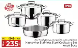 Kenz Hypermarket Hascevher Stainless Steel Cookware Set Anett offer