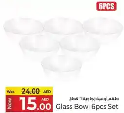 Kenz Hypermarket Glass Bowl Set offer