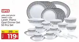 Kenz Hypermarket Larah Plano Opal Dinner Set Set offer