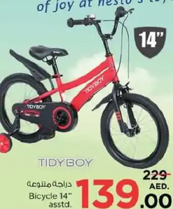 Nesto Tidyboy bicycle 14" asstd. offer