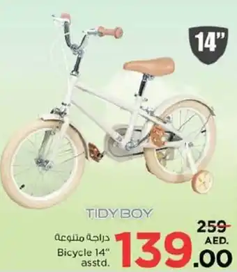 Nesto Tidy boy bicycle 14" asstd. offer