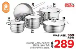 Nesto Home Maker S/S Cookware Set asstd. offer