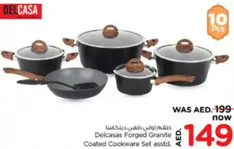 Nesto Delcasas Forged Granite Coated Cookware Set asstd. offer