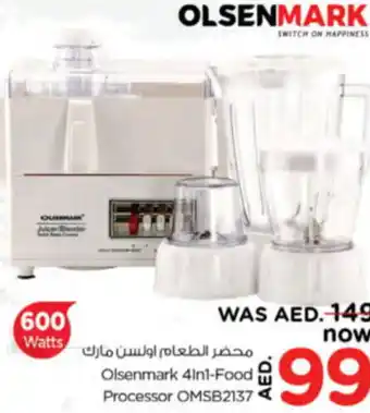 Nesto Olsenmark 4in1-Food Processor OMSB2137 offer