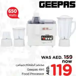 Nesto Geepas 4in1 Food Processor offer