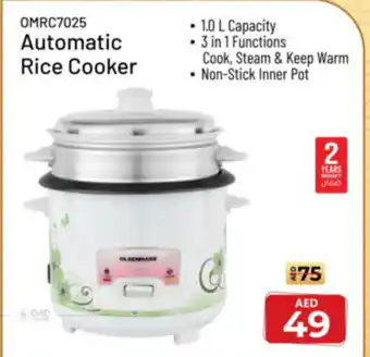 Nesto Olsenmark OMRC7025 Automatic Rice Cooker offer