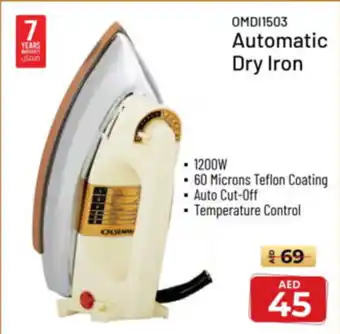 Nesto Olsenmark OMDI1503 Automatic Dry Iron offer