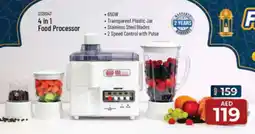 Nesto Geepas 4 in 1 Food Processor offer