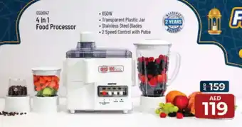 Nesto Geepas 4 in 1 Food Processor offer