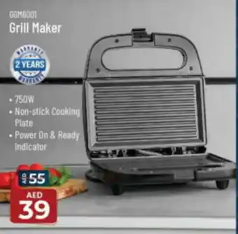 Nesto Geepas GGM6001 Grill Maker offer