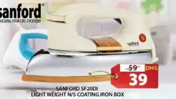 Grand Hyper Market Sanford  light weight n/s coating iron box SF20DI offer