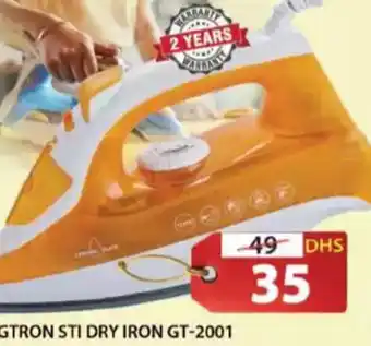 Grand Hyper Market Gtron sti dry iron GT-2001 offer