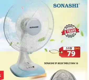 Grand Hyper Market Sonashi sf 8028 table fan 16 offer