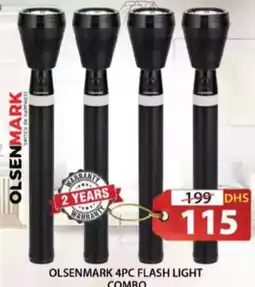 Grand Hyper Market Olsenmark flash light combo offer