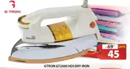 Grand Hyper Market Gtron GT2000 hdi dry iron offer