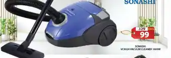 Grand Hyper Market Sonashi vacuum cleaner 1600w VC9024 offer