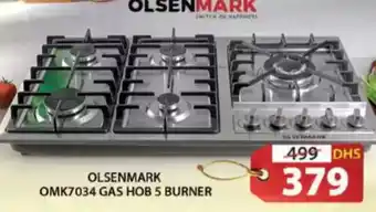 Grand Hyper Market Olsenmark gas hob 5 burner OMK7034 offer